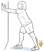 Calf stretch Calf stretch